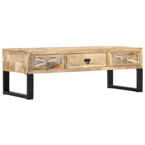 vidaXL Coffee Table 110 x 50 x 38 cm Solid Mango Wood
