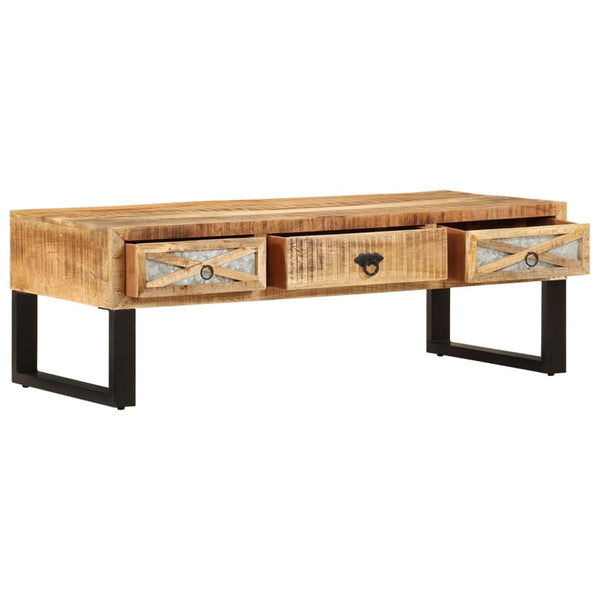 vidaXL Coffee Table 110 x 50 x 38 cm Solid Mango Wood