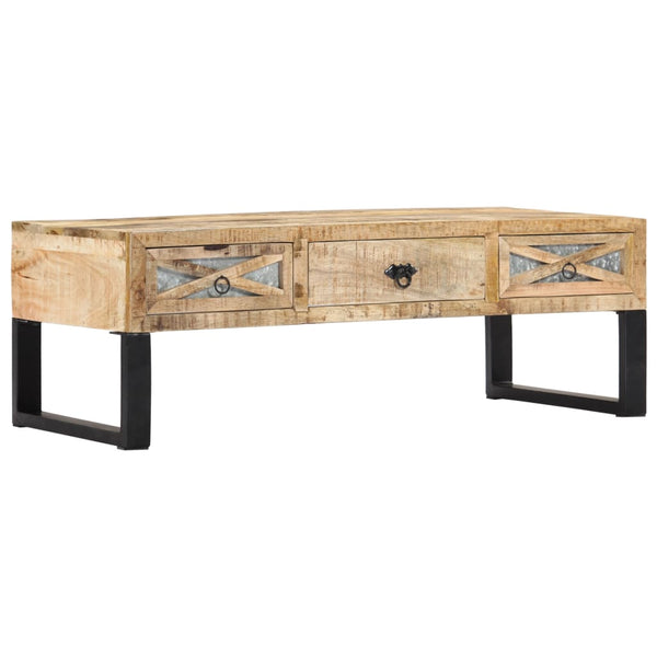 vidaXL Coffee Table 110 x 50 x 38 cm Solid Mango Wood