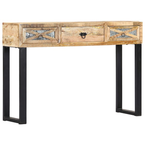 vidaXL Console Table 110 x 30 x 76 cm Solid Mango Wood