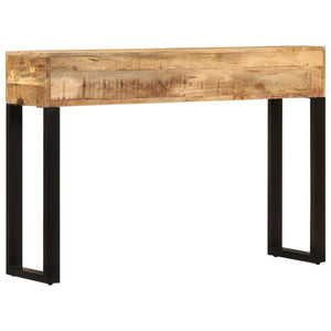 vidaXL Console Table 110 x 30 x 76 cm Solid Mango Wood