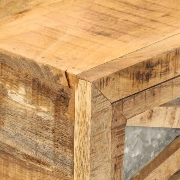 vidaXL Console Table 110 x 30 x 76 cm Solid Mango Wood