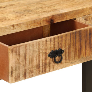 vidaXL Console Table 110 x 30 x 76 cm Solid Mango Wood