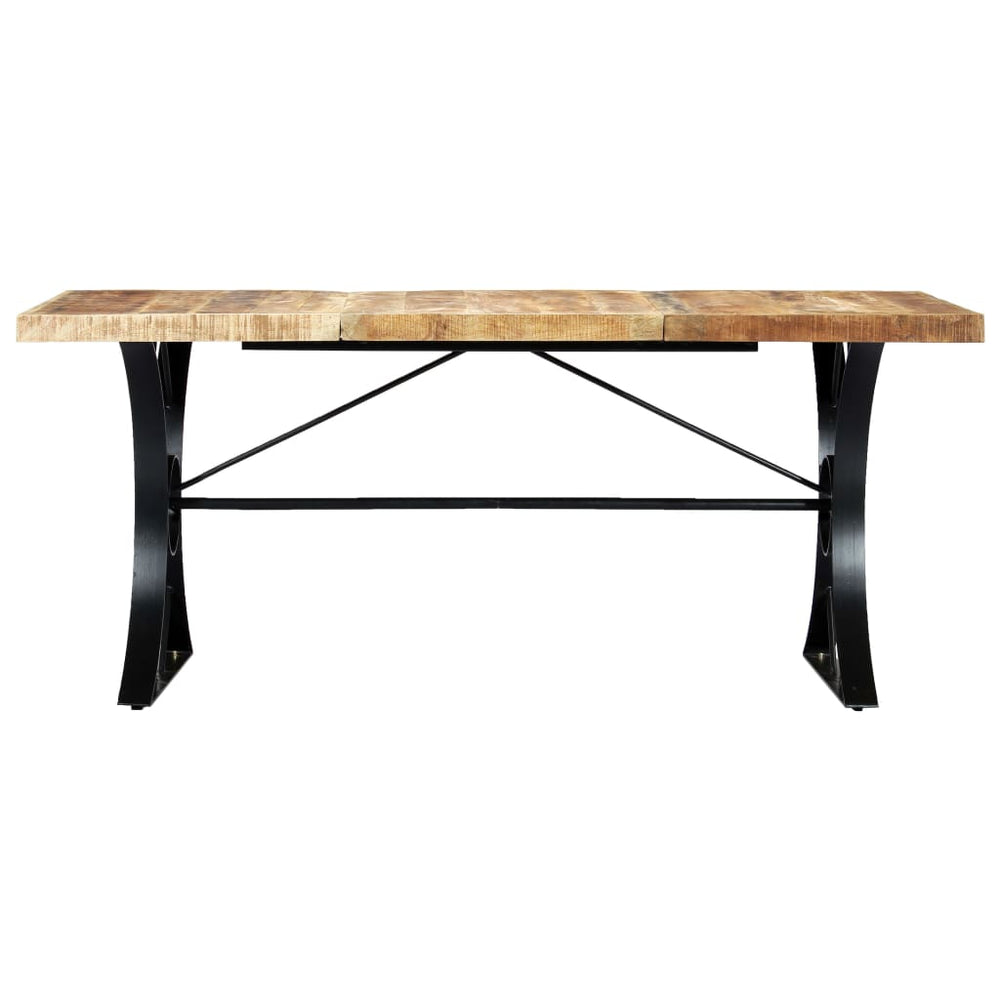 vidaXL Dining Table 180×90×76 cm Solid Mango Wood