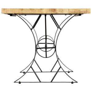 vidaXL Dining Table 180×90×76 cm Solid Mango Wood