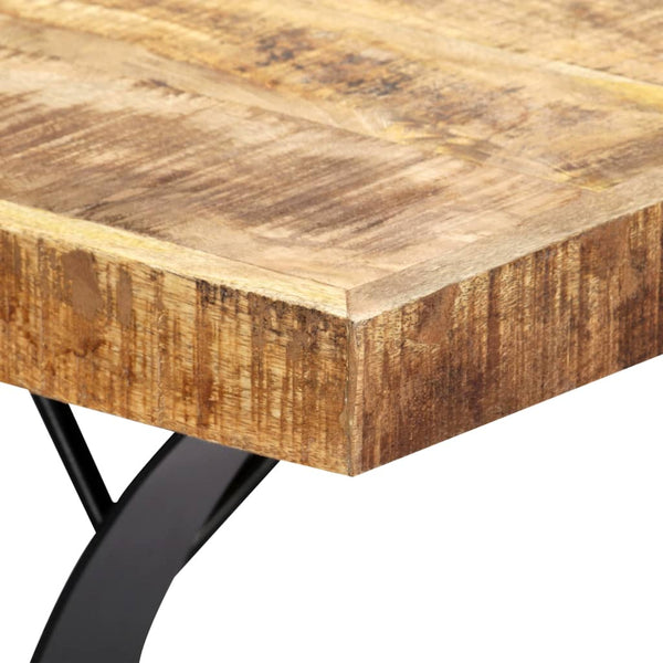 vidaXL Dining Table 180×90×76 cm Solid Mango Wood