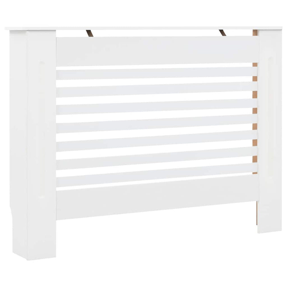 vidaXL Radiator Cover White 112×19×81.5 cm MDF