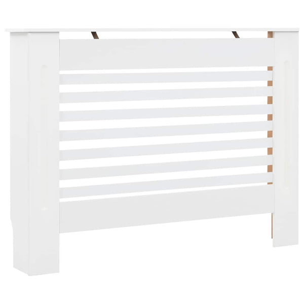 vidaXL Radiator Cover White 112×19×81.5 cm MDF