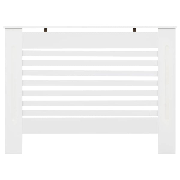 vidaXL Radiator Cover White 112×19×81.5 cm MDF