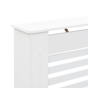 vidaXL Radiator Cover White 112×19×81.5 cm MDF