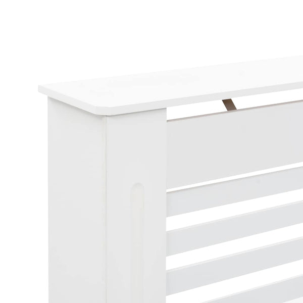 vidaXL Radiator Cover White 112×19×81.5 cm MDF
