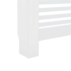 vidaXL Radiator Cover White 112×19×81.5 cm MDF
