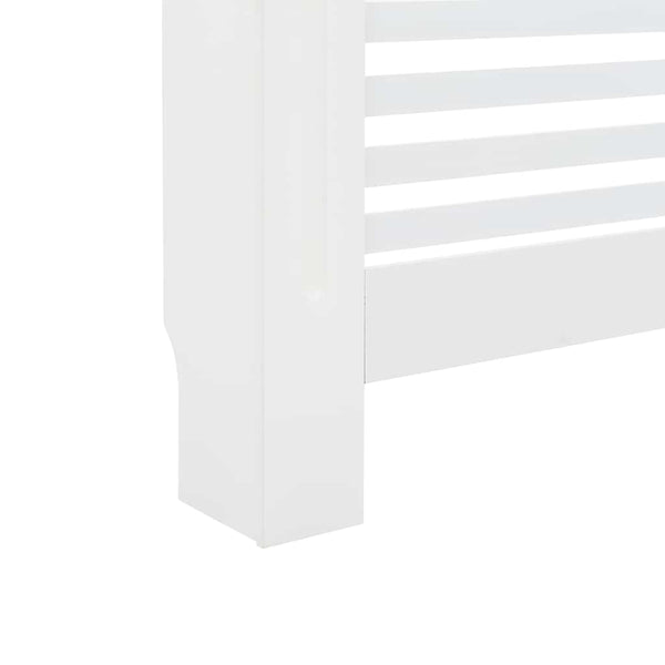 vidaXL Radiator Cover White 112×19×81.5 cm MDF