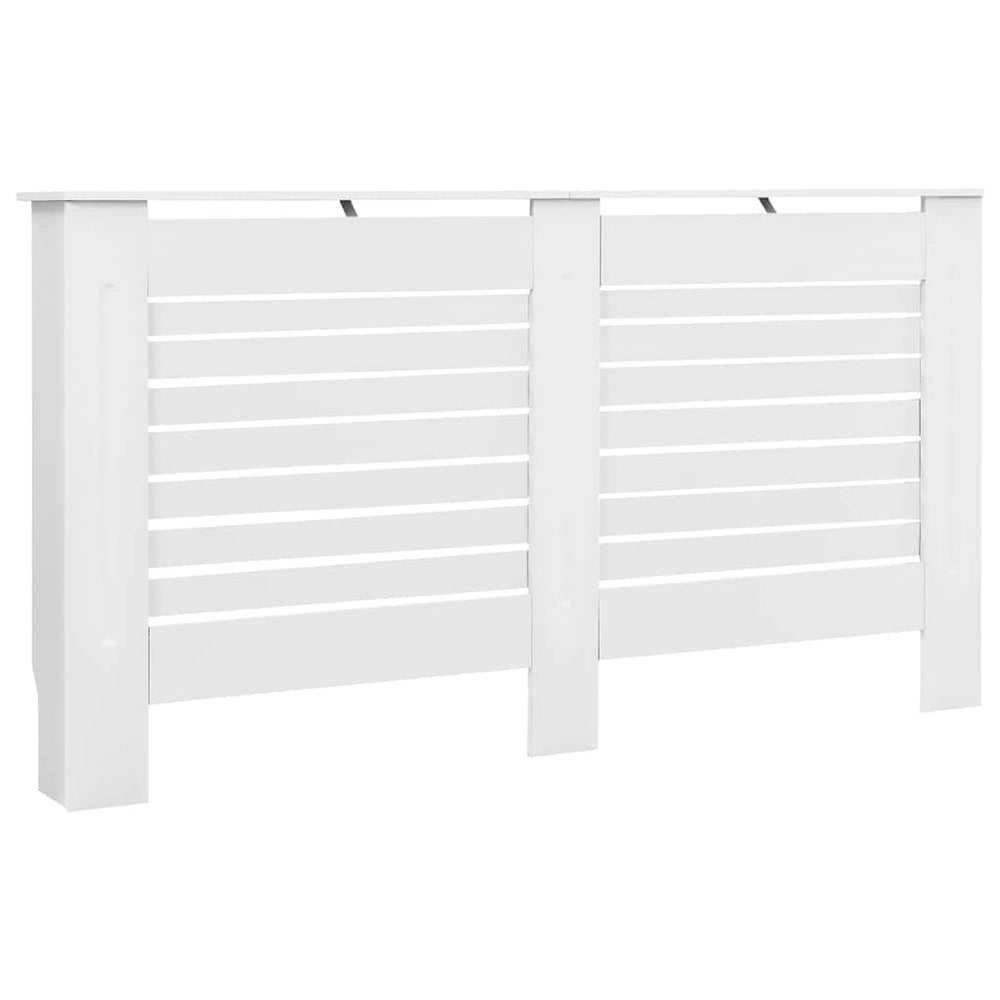 vidaXL Radiator Cover White 152x19x81.5 cm MDF
