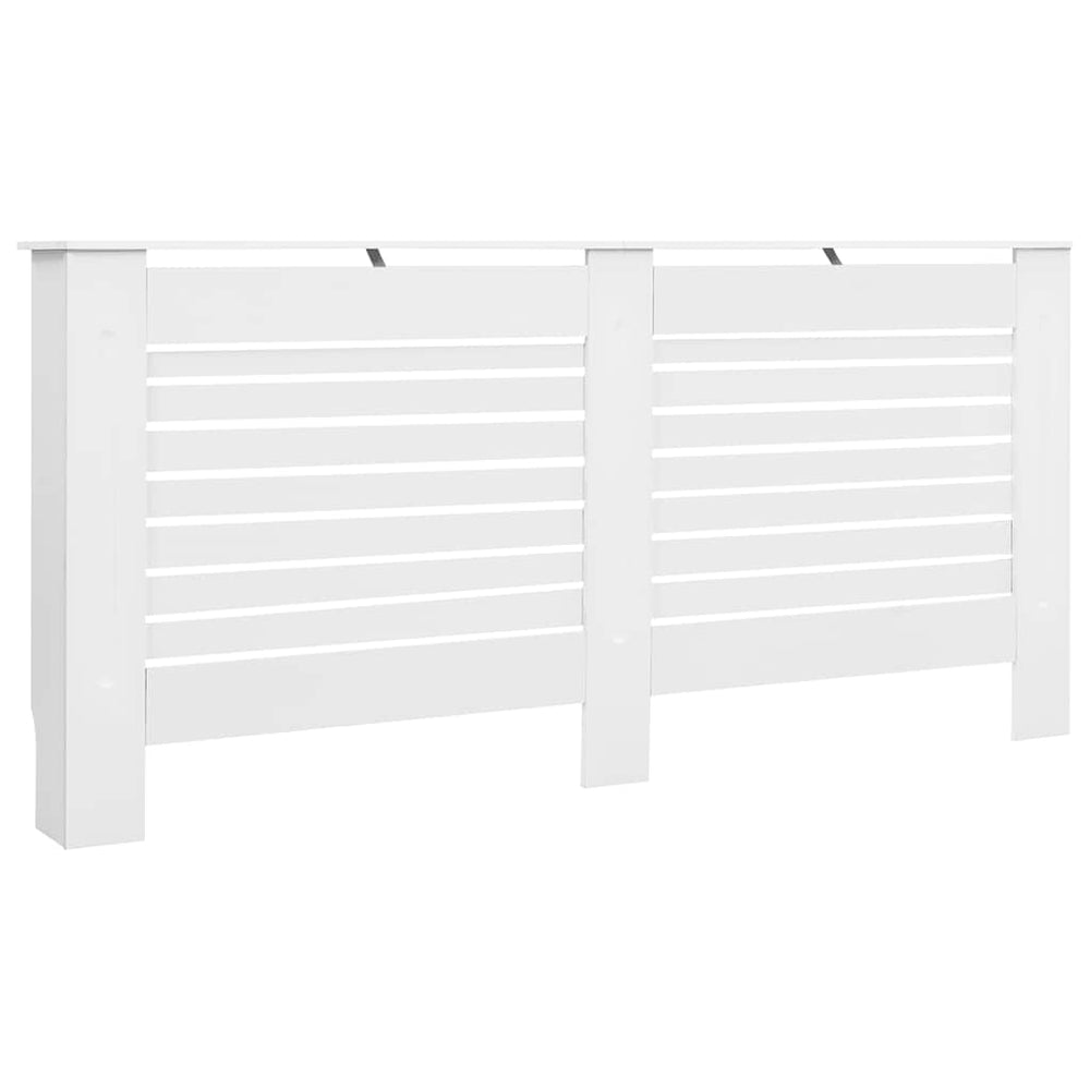 vidaXL Radiator Cover White 172x19x81.5 cm MDF