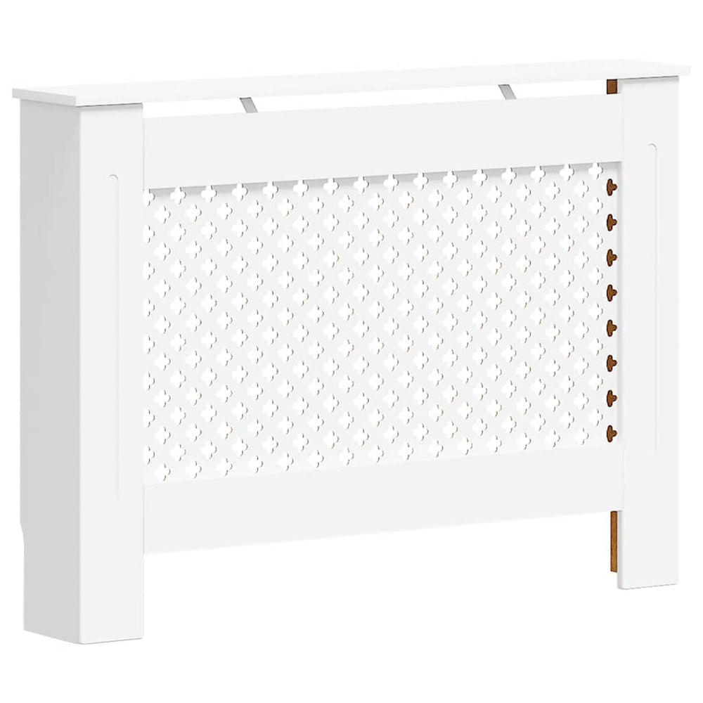 vidaXL Radiator Cover White 112×19×81.5 cm MDF