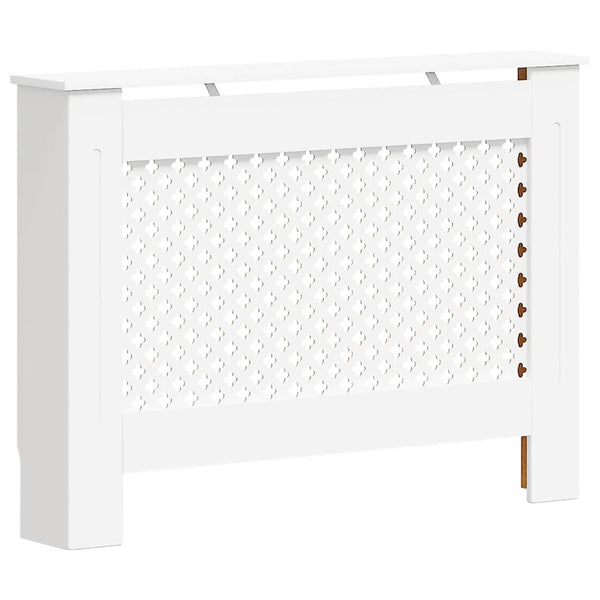 vidaXL Radiator Cover White 112×19×81.5 cm MDF