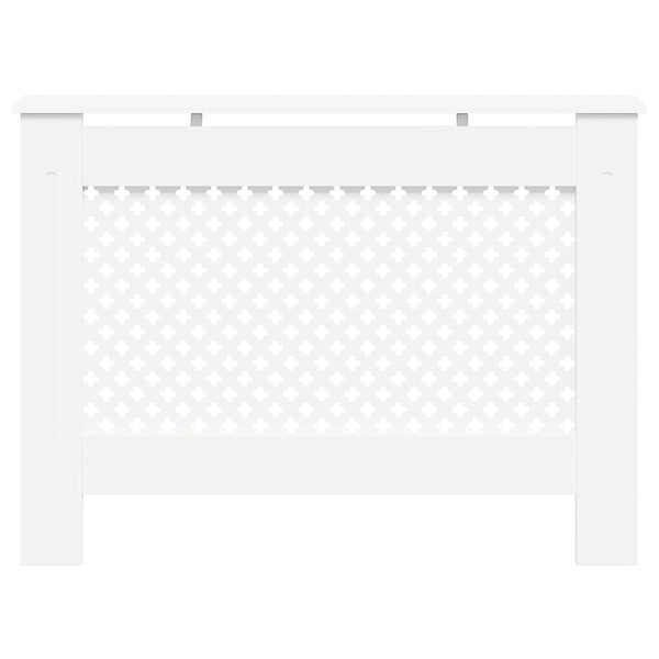 vidaXL Radiator Cover White 112×19×81.5 cm MDF