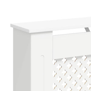 vidaXL Radiator Cover White 112×19×81.5 cm MDF