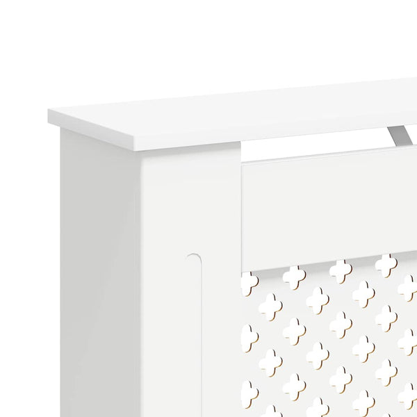 vidaXL Radiator Cover White 112×19×81.5 cm MDF