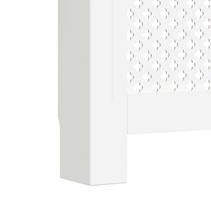 vidaXL Radiator Cover White 112×19×81.5 cm MDF