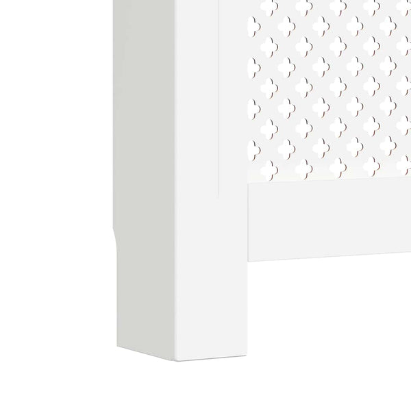 vidaXL Radiator Cover White 112×19×81.5 cm MDF