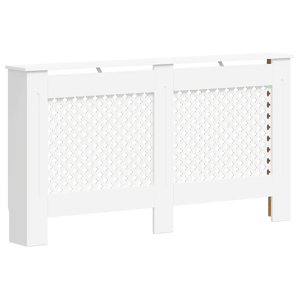 vidaXL Radiator Cover White 152x19x81.5 cm MDF