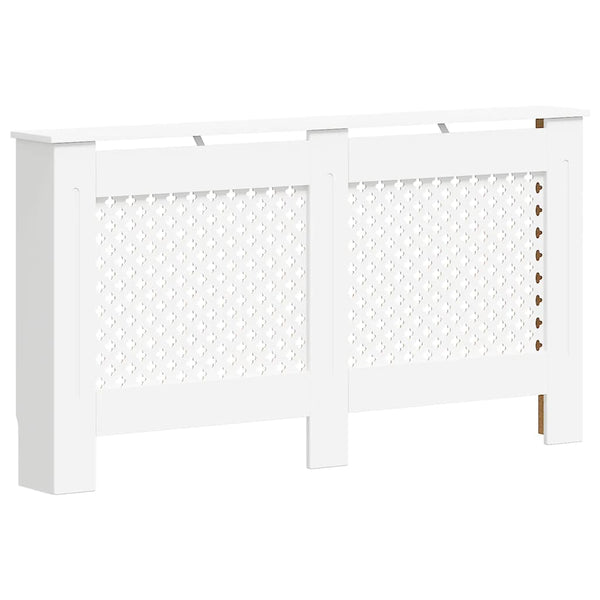 vidaXL Radiator Cover White 152x19x81.5 cm MDF