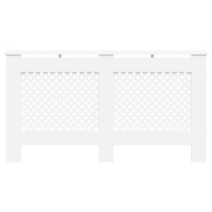vidaXL Radiator Cover White 152x19x81.5 cm MDF