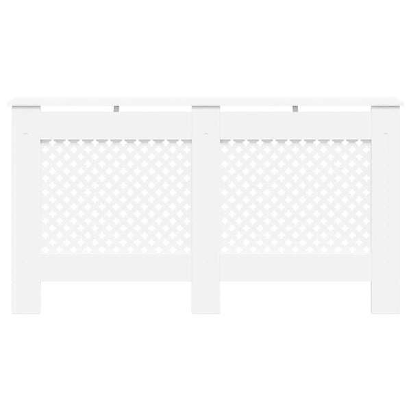vidaXL Radiator Cover White 152x19x81.5 cm MDF