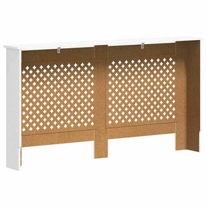 vidaXL Radiator Cover White 152x19x81.5 cm MDF