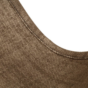 vidaXL Butterfly Chair Taupe Canvas