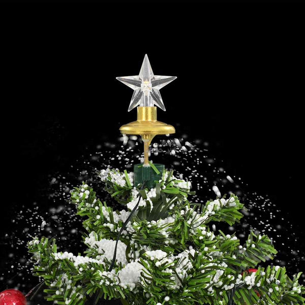 Schneiender Weihnachtsbaum mit Schirmfuß Grün 75 cm