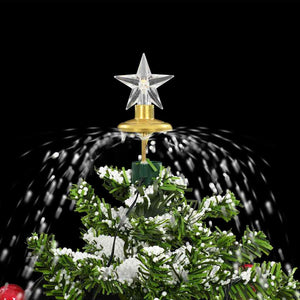 Schneiender Weihnachtsbaum mit Schirmfuß Grün 75 cm