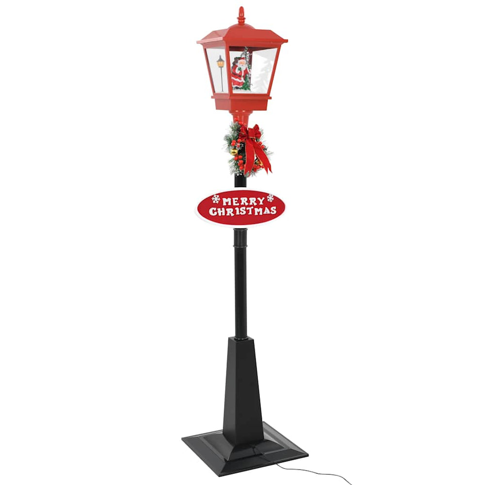 vidaXL Christmas Street Lamp with Santa Claus 180 cm LED