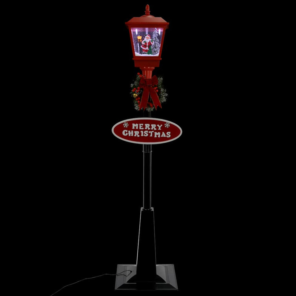 vidaXL Christmas Street Lamp with Santa Claus 180 cm LED