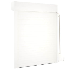 vidaXL Roller Blind White 80 x 100 cm Aluminum and Polyurethane