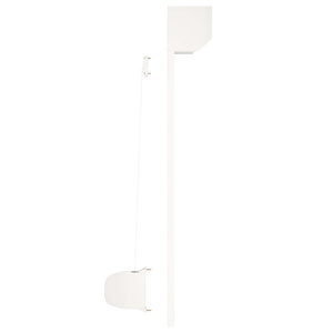 vidaXL Roller Blind White 80 x 100 cm Aluminum and Polyurethane