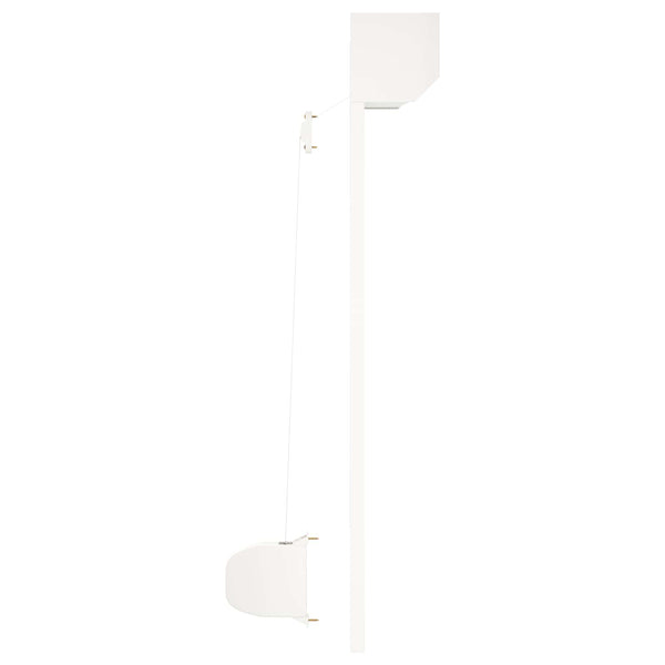vidaXL Roller Blind White 100 x 100 cm Aluminum and Polyurethane