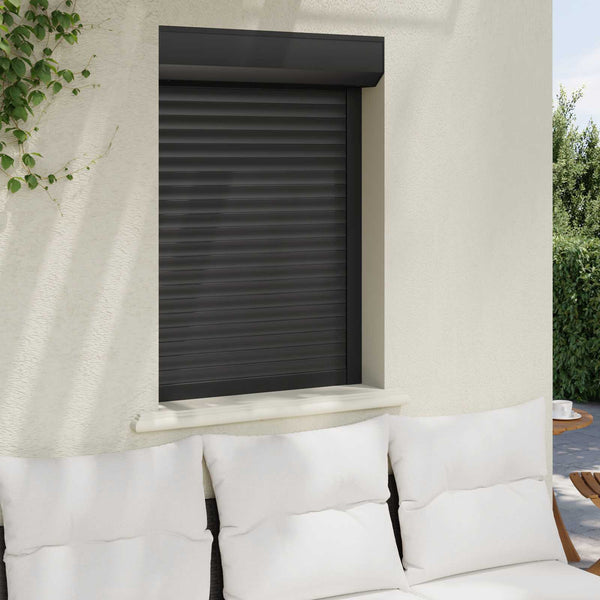 vidaXL Roller Blind Anthracite 70 x 100 cm Aluminum and Polyurethane