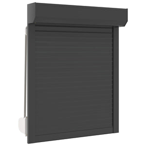 vidaXL Roller Blind Anthracite 70 x 100 cm Aluminum and Polyurethane