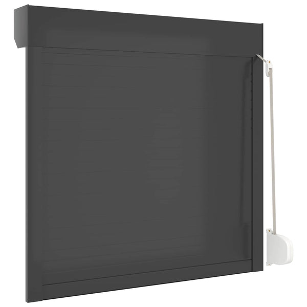 vidaXL Roller Blind Anthracite 100 x 100 cm Aluminum and Polyurethane