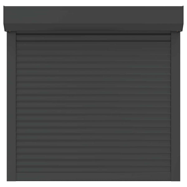 vidaXL Roller Blind Anthracite 100 x 100 cm Aluminum and Polyurethane
