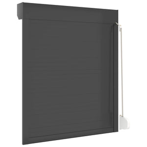 vidaXL Roller Shutter Anthracite 100 x 130 cm Aluminium and Polyurethane