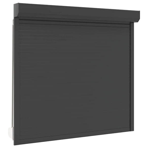 vidaXL Roller Blind Anthracite 160 x 150 cm Aluminum and Polyurethane