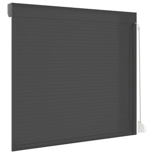 vidaXL Roller Blind Anthracite 160 x 150 cm Aluminum and Polyurethane