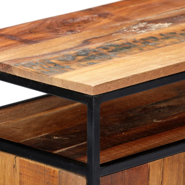 vidaXL Sideboard 60x35x76 cm Solid Reclaimed Wood and Steel
