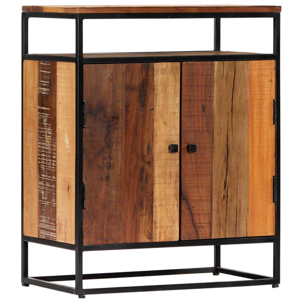 vidaXL Sideboard 60x35x76 cm Solid Reclaimed Wood and Steel