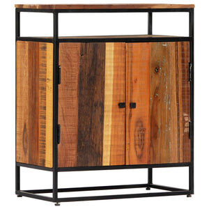 vidaXL Sideboard 60x35x76 cm Solid Reclaimed Wood and Steel