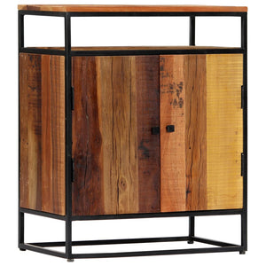 vidaXL Sideboard 60x35x76 cm Solid Reclaimed Wood and Steel